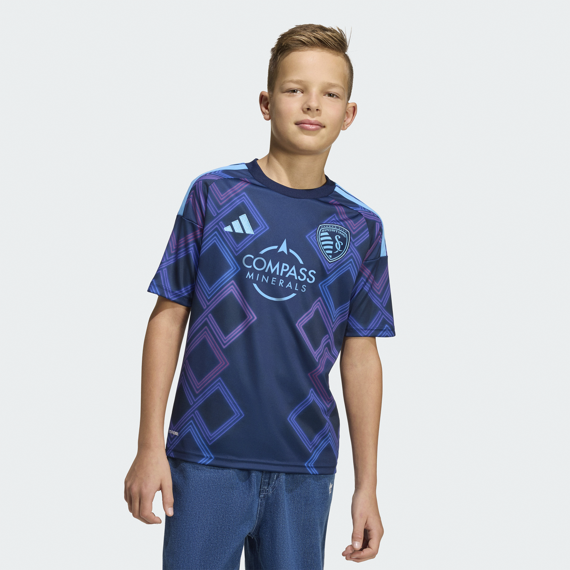 [SJH] Sporting Kansas City Youth 2026 The 18th & Vine Kit Replica Jersey - Blue