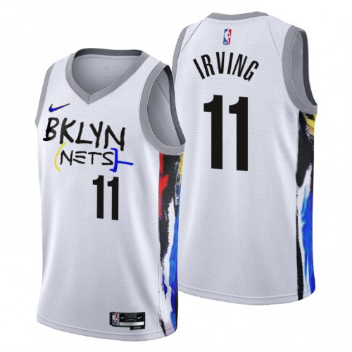 Nets White Kyrie Irving #11 Nike Jersey - On Sale NBA Fan Apparel