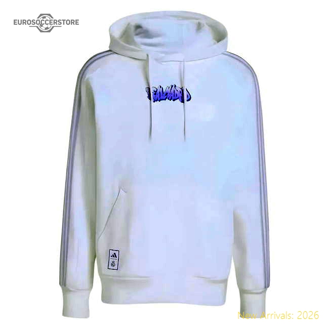 2024-2025 Real Madrid DNA Hoody (White)