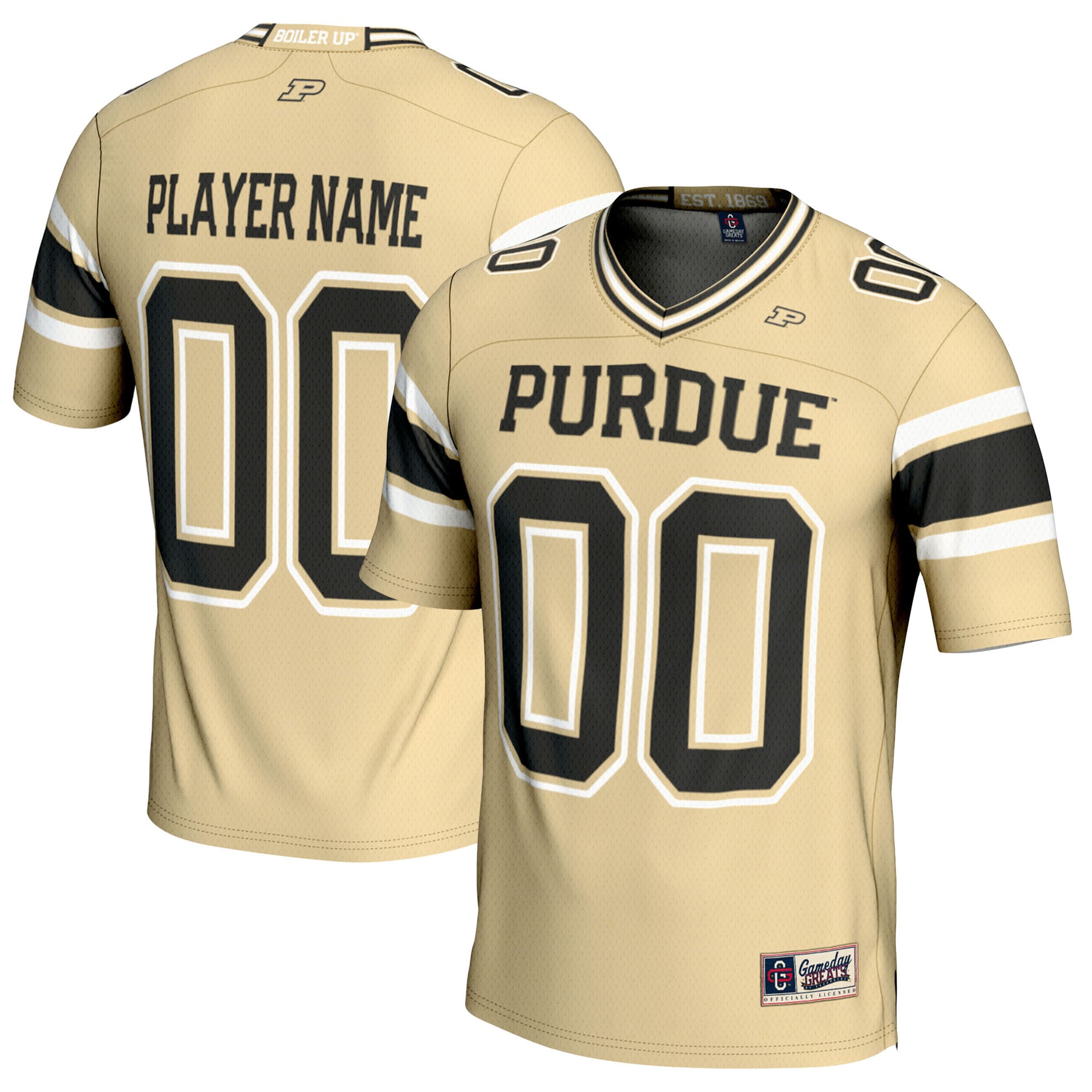 Purdue Boilermakers GameDay Greats Youth NIL Pick-A-Player 2026/2027 Football Jersey - Gold
