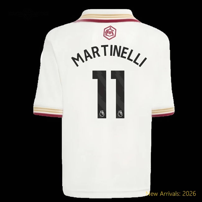 Arsenal Martinelli Soft Mini Jersey Performance Fabric Soft-touch