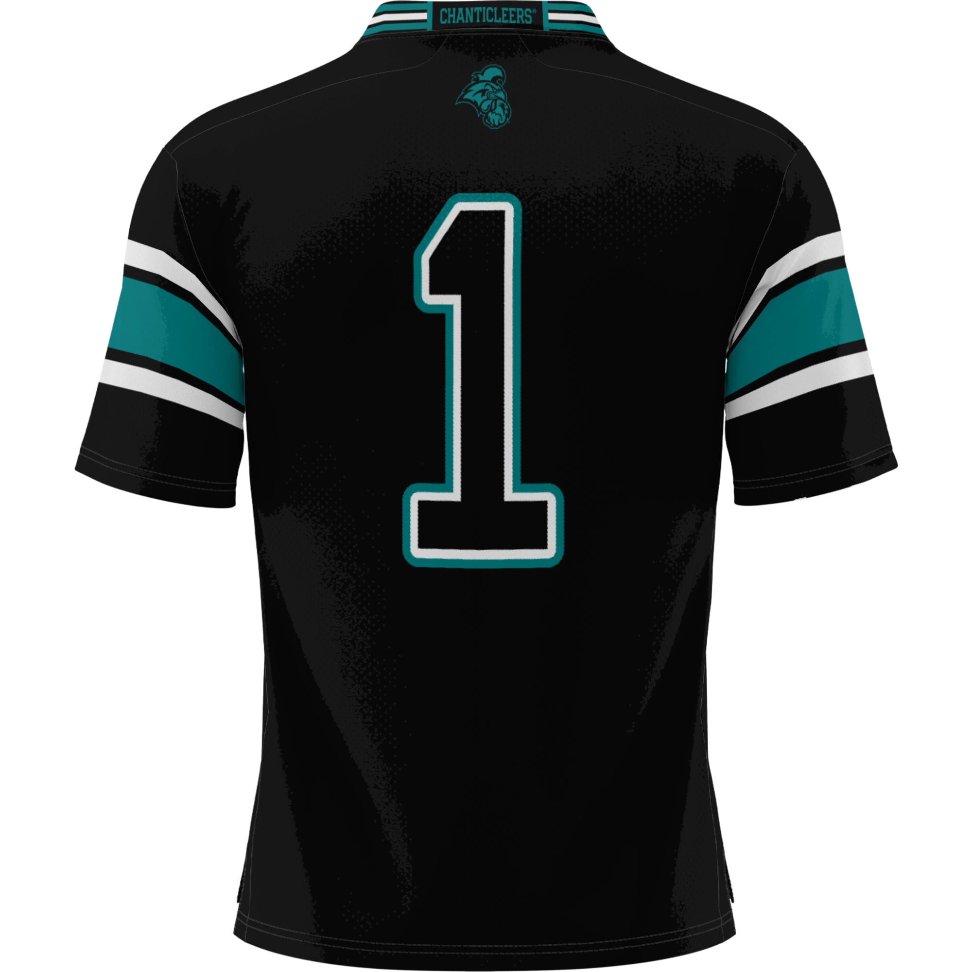 #1 Coastal Carolina Chanticleers GameDay Greats Youth Football Jersey - Black