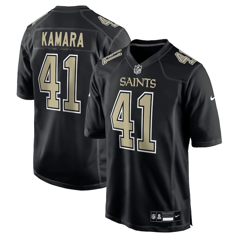 None Alvin Kamara Record-Breaker NO Saints Durable Jersey Game Day Wea