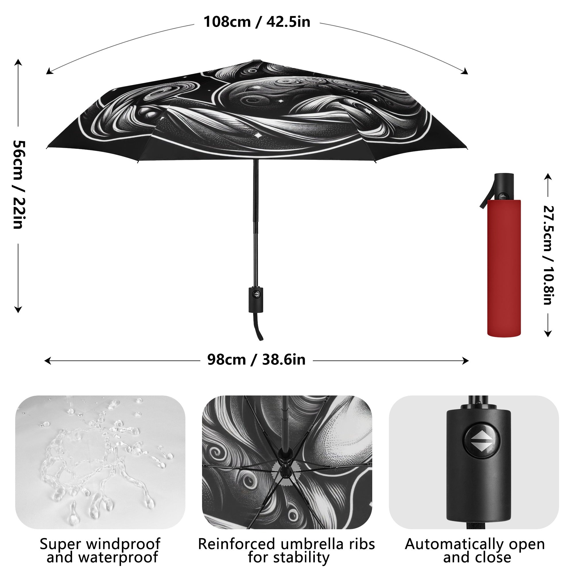 Lifestyle-Driven High-Quality Mia - Umbrella for Everyday Wear Stylish