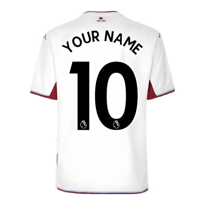Aston Villa 2021-2022 Away Jersey - Custom