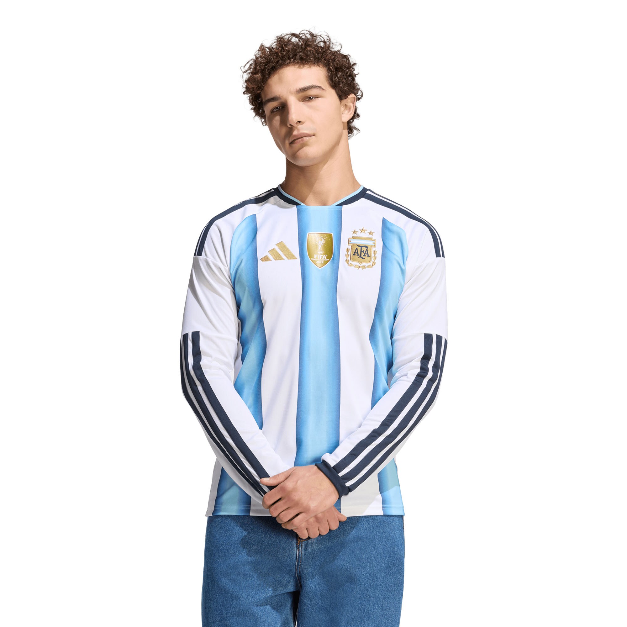 [SJH] Argentina National Team 2026 Home Replica Long Sleeve Jersey - White