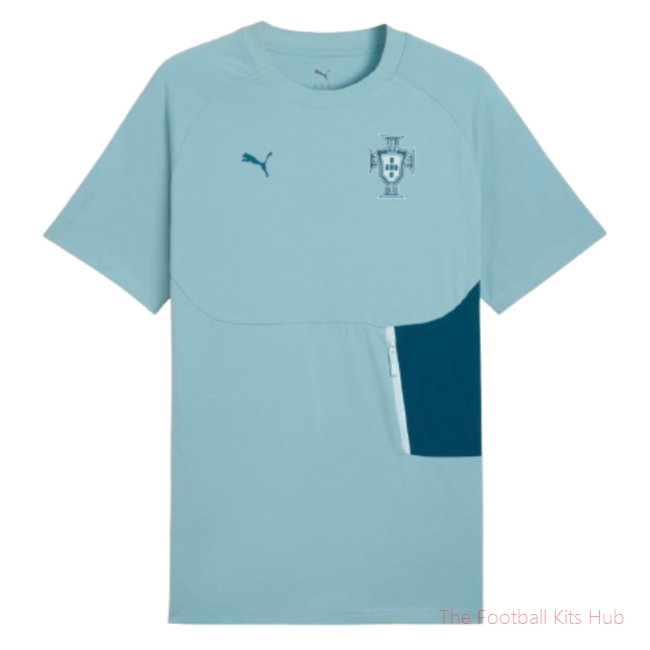 2026-2027 Portugal PumaTECH Pocket Tee (Seaform)