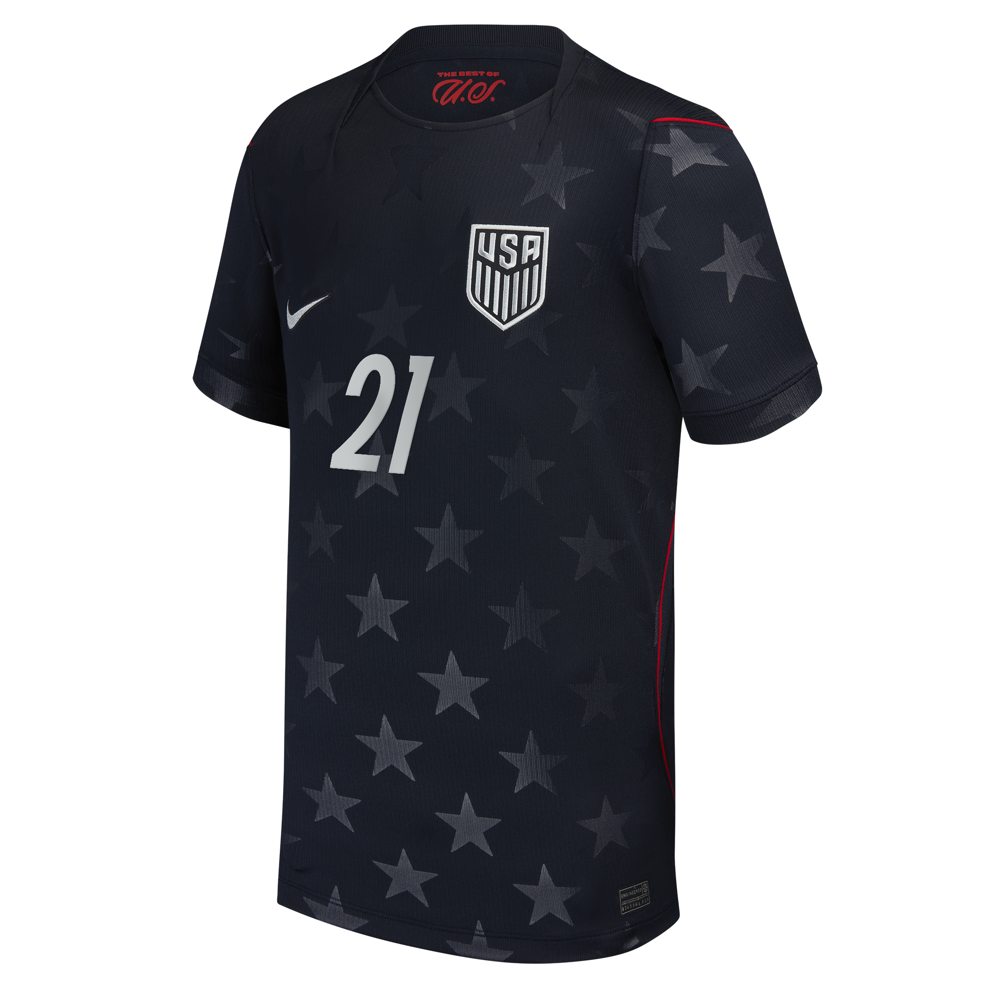 [JED] Timothy Weah USMNT Youth 2026 Away Stadium Replica Jersey - Blue