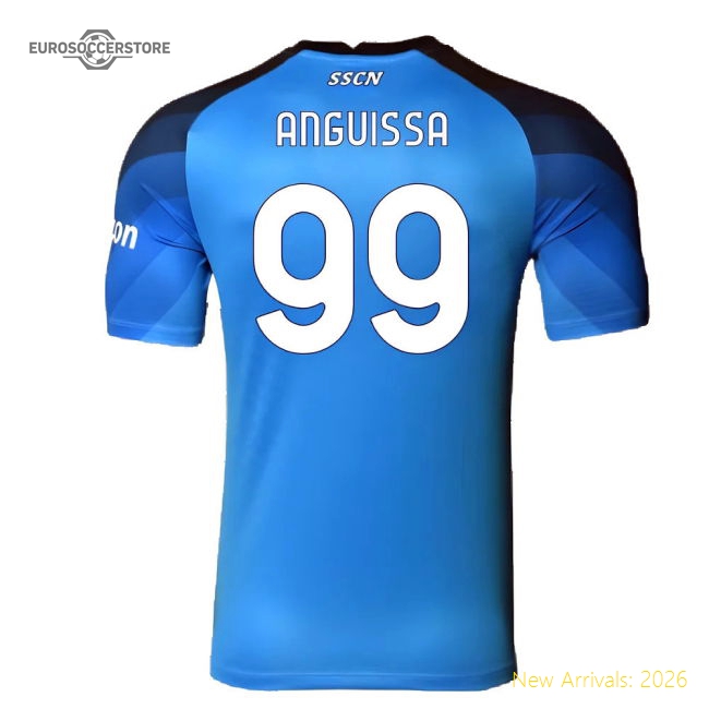Napoli Fc 2022-23 Player Issue Home Shirt (3xl) (anguissa 99) (exce