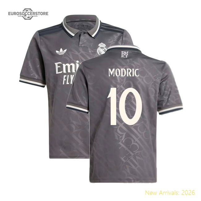 Best-Selling 2024-2025 Real Madrid Third Shirt (Kids) (Modric 10)