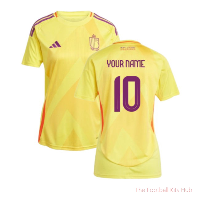 2025-2026 Belgium Womens Team Away Shirt (Ladies) (Your Name)