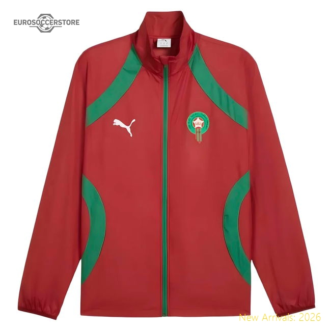 2025-2026 Atlas Lions Pre-match Jacket (red) - Cost-effective