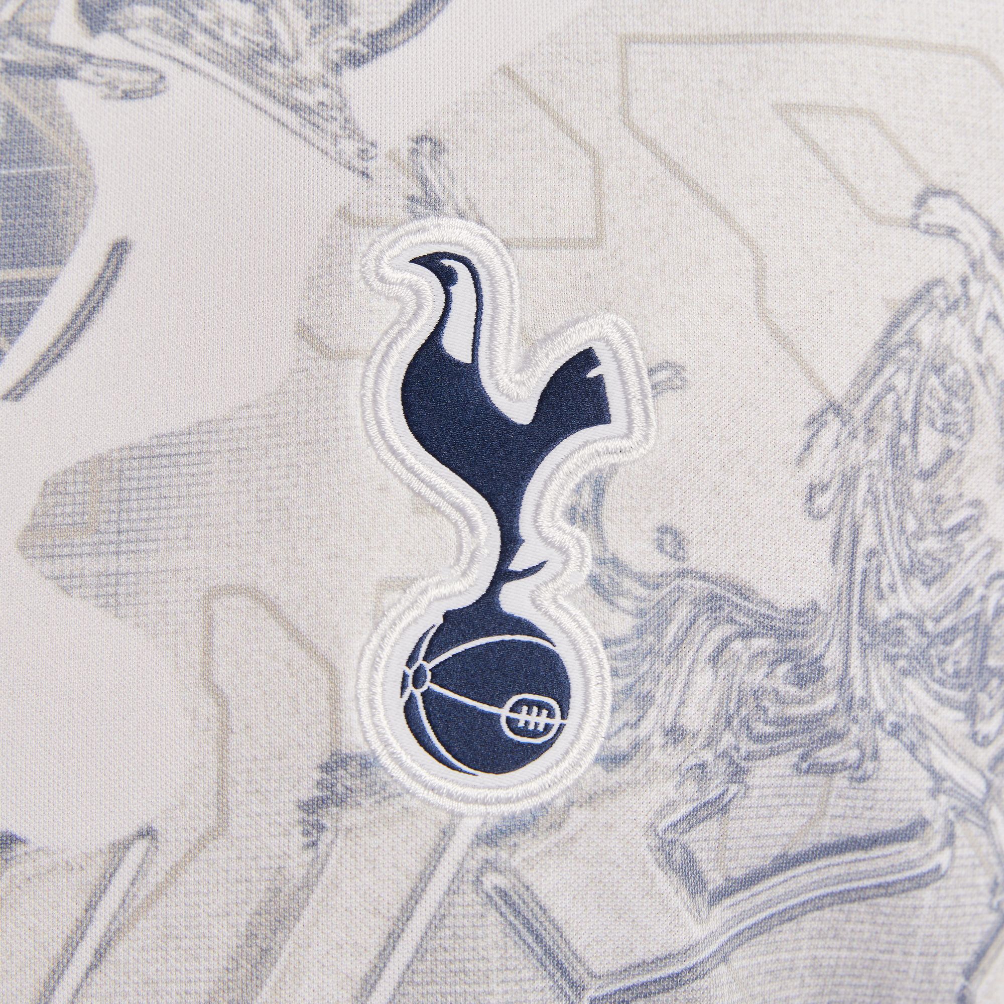 [JED] Tottenham Hotspur 2025/26 Academy Pro Pre-Match Performance Jersey Top - White
