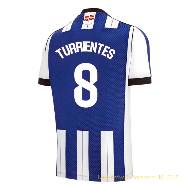 Real Sociedad Official Home - Match Day Essential - Comfortable Fit