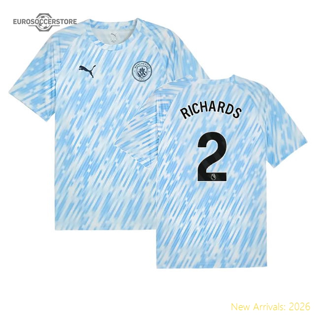 2025-2026 City Man Warm Up Jersey (Silver Sky) (Richards 2)