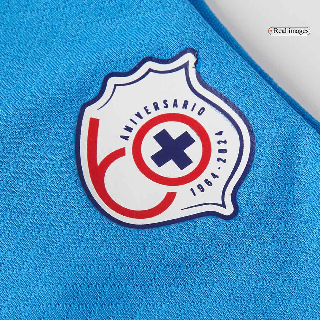 Kid's Cruz Azul Home Soccer Jersey Kit(Jersey+Shorts) 2024/25Authentic