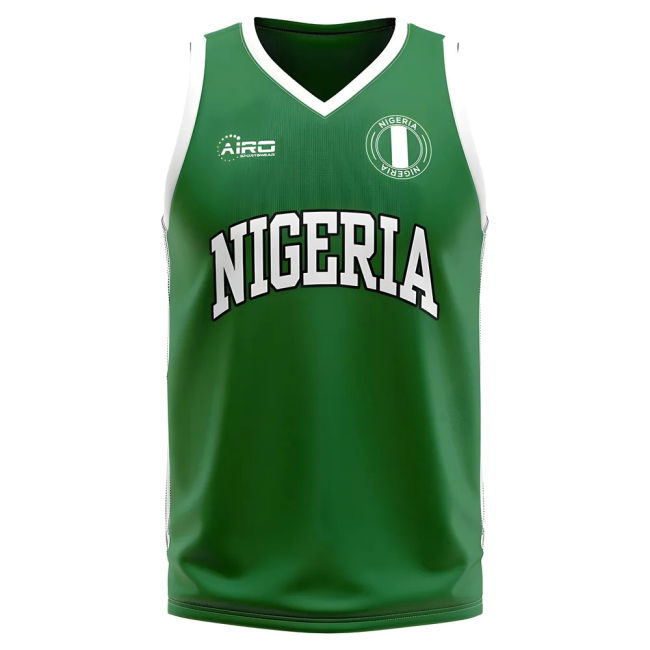 Exclusive-Design Nigeria Home Concept Basketball Shirt World-Class