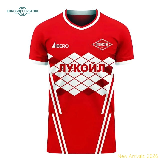 2025-2026 Football Team Luxury Spartak Moscow Jersey Advanced Textile