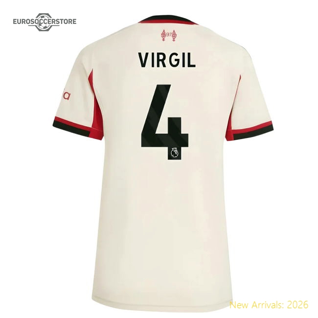 S Liverpool Female 2025 Away Jersey Shirt Football Fan Supporter Supporter Game Day Supporter Collection