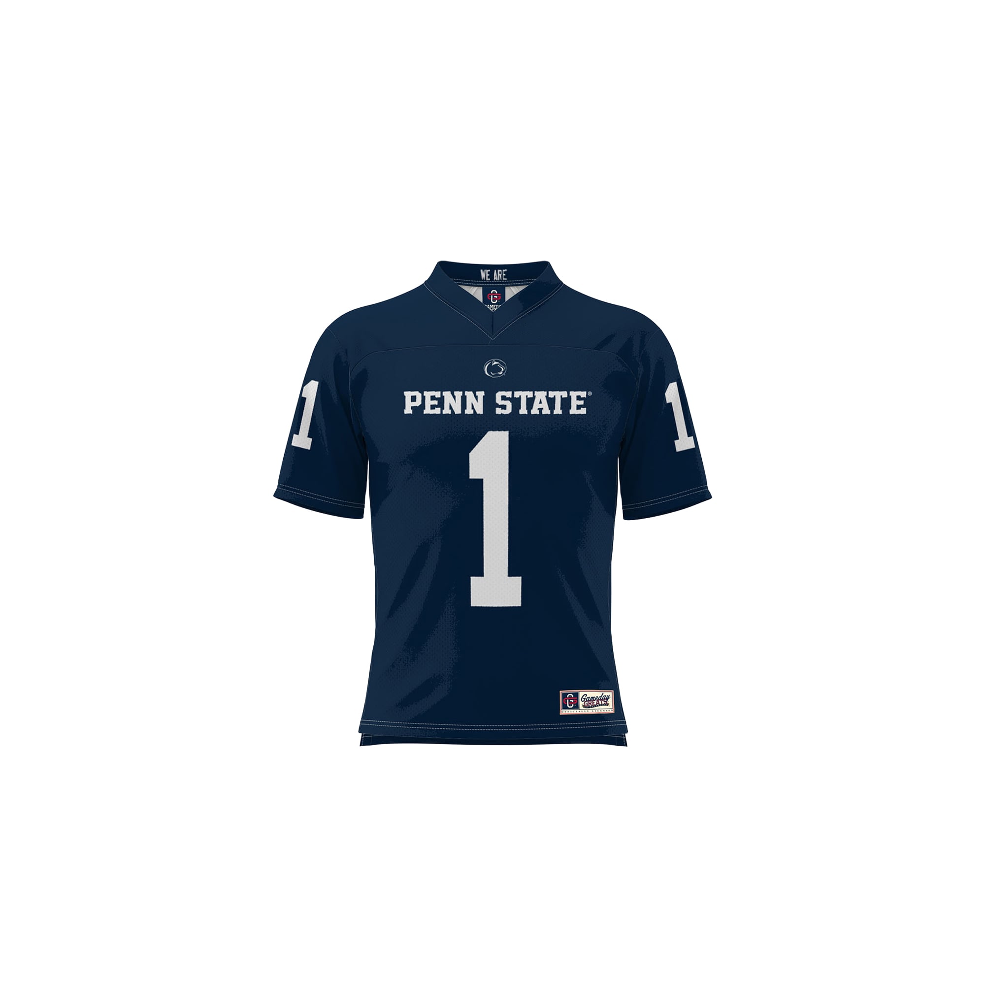 Unisex #1 Navy Penn State Nittany Lions Lightweight Football Fashion Jersey