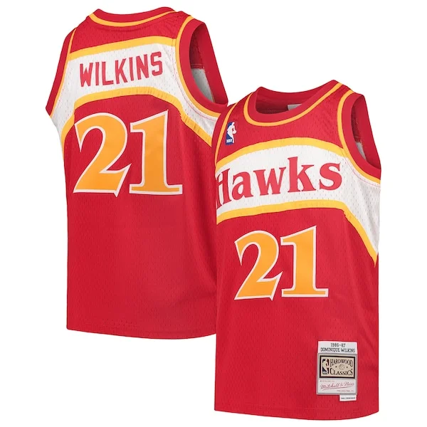 Dominique Wilkins ATL Swingman Jersey - superior NBA - Red athletic