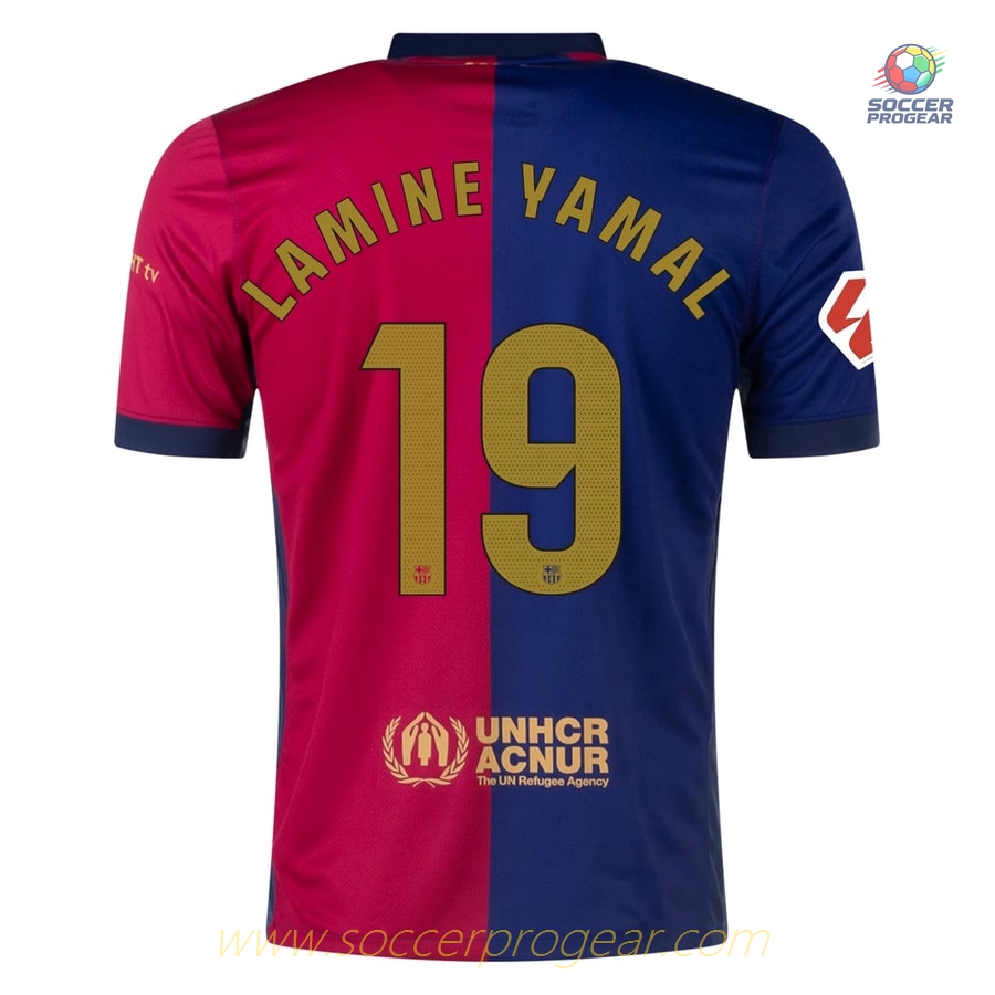 Barca Children Jersey Set Football Shirt 2024-25 Edition Home Lamine Yamal