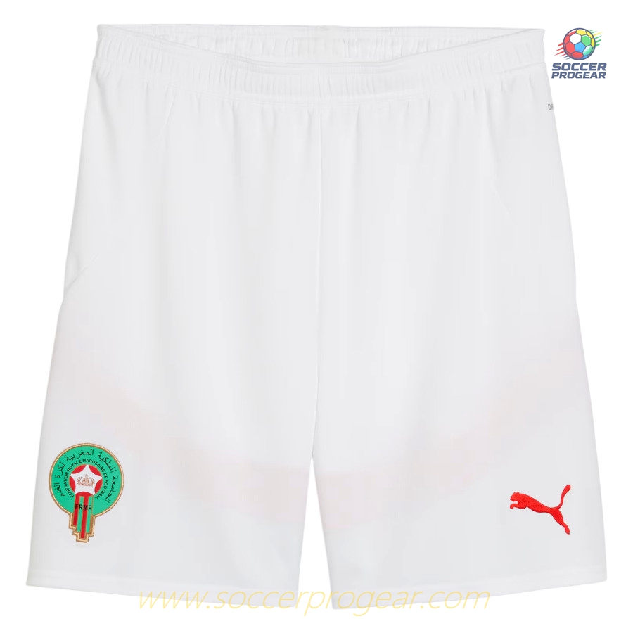 Morocco Away Kids Soccer Uniform Team Jersey 2025 Collection 2026