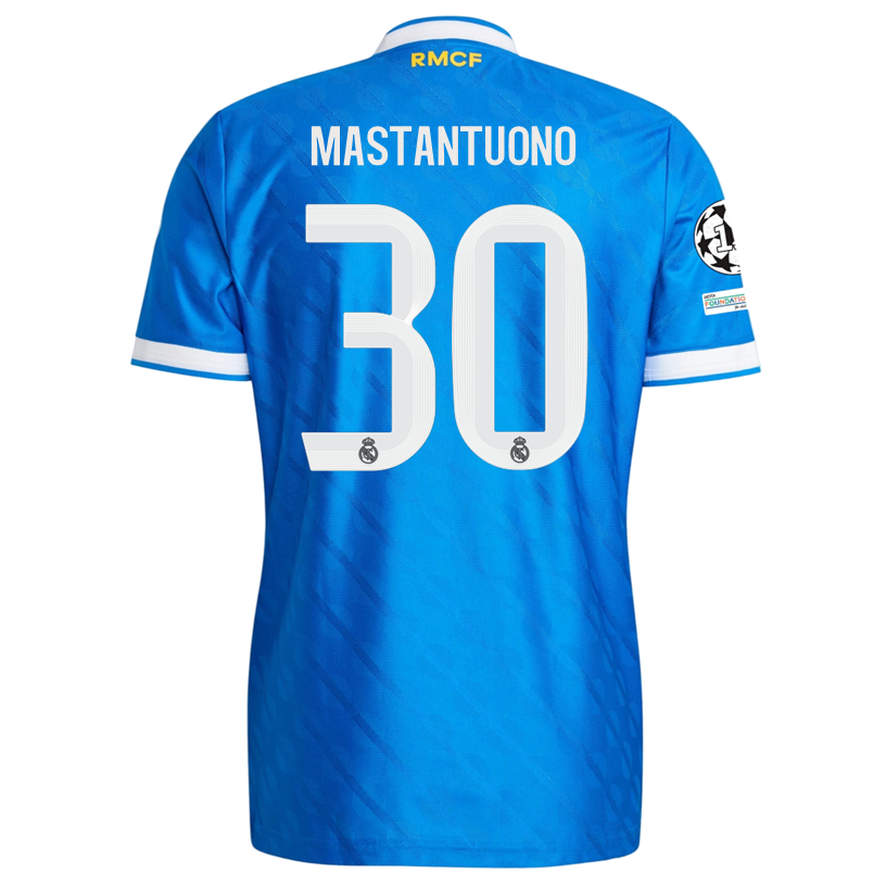 Real Madrid Real 2025-2026 UCL Third Jersey – Authentic Shirt