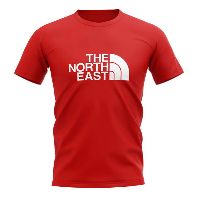 Middlesbrough The North East T-Shirt (Red) | Durable | Value for Money