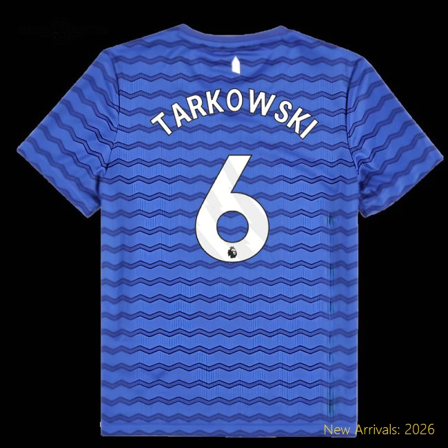Gentle Everton Kids Tarkowski Jersey 2025-2026 Soft-touch