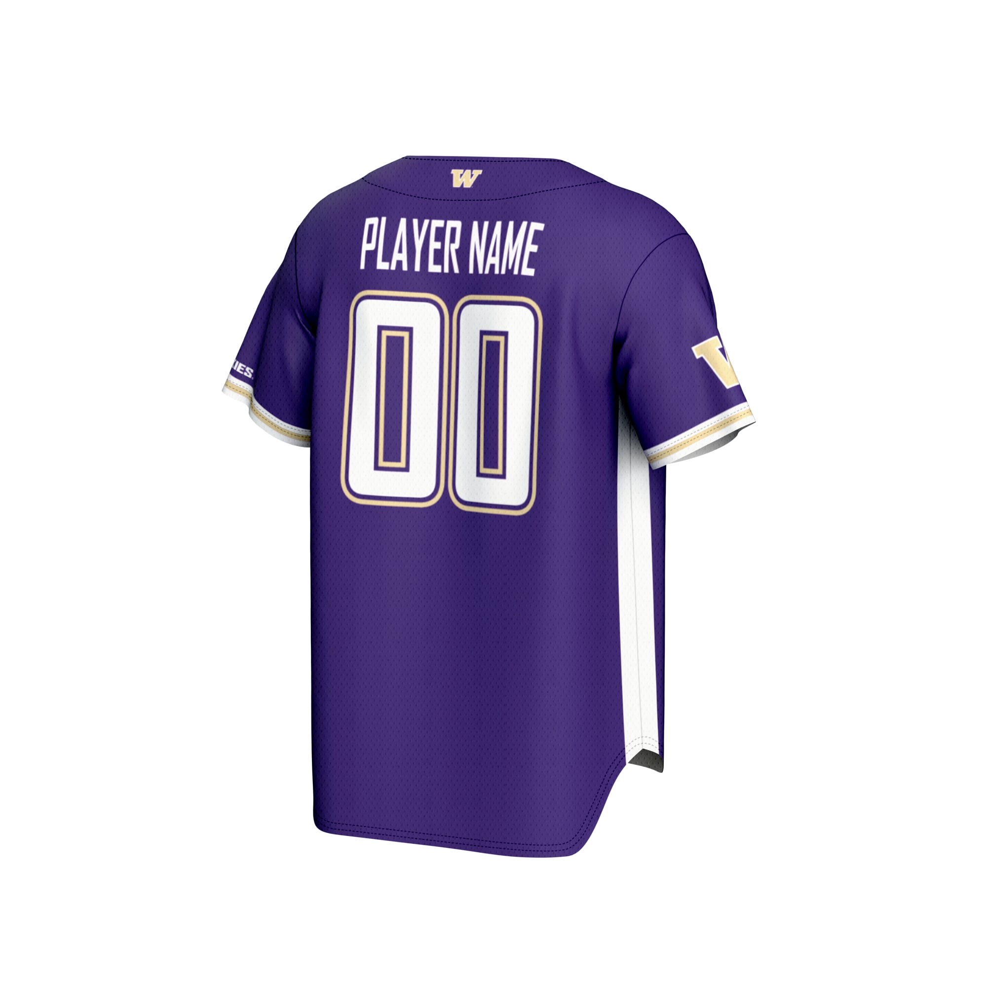 Washington Huskies GameDay Greats Youth NIL Pick-A-Player Lightweight Baseball Jersey - Purple