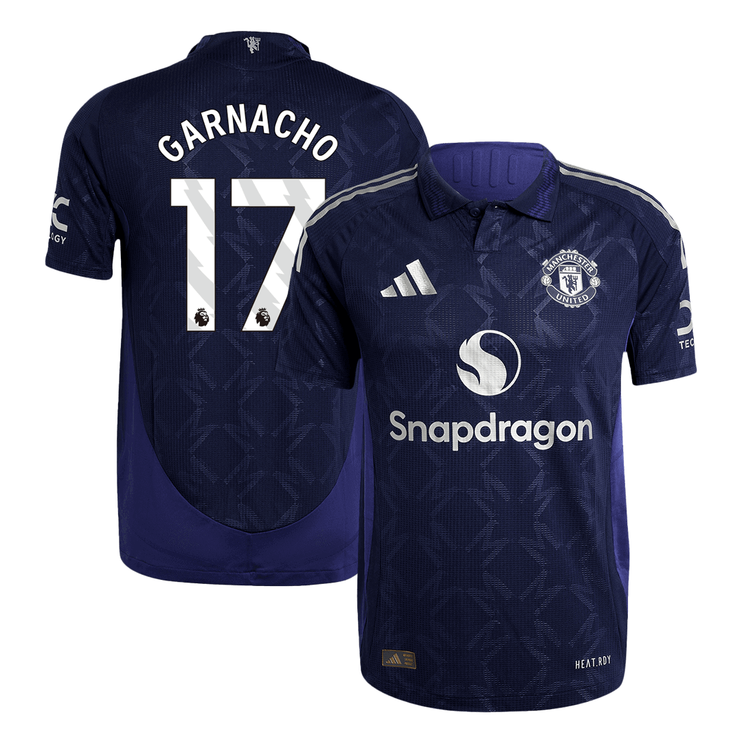Player Version GARNACHO #17 Manchester United Away Soccer Jersey 2024/