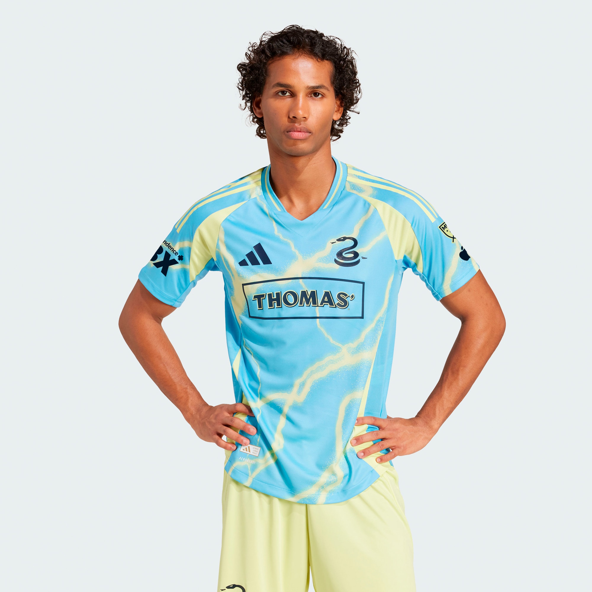 [JED] Philadelphia Union 2025 The Voltage Kit Authentic Jersey - Blue