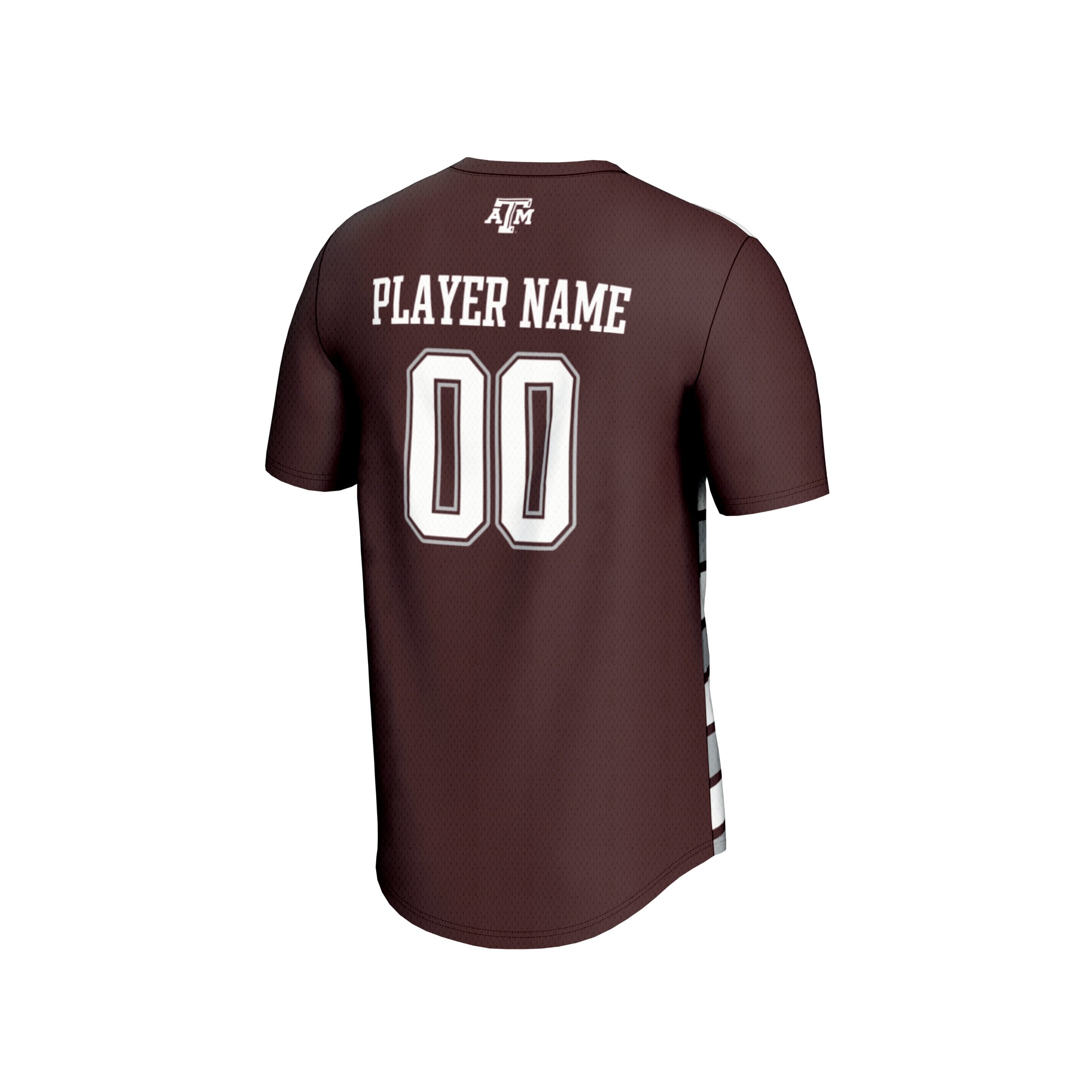 [JED] Texas A&M Aggies GameDay Greats Youth NIL Pick-A-Player Collegiate Women's Soccer Lightweight Fashion Jersey - Maroon