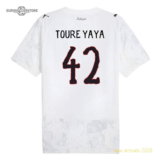 Premium 2025-2026 Kidsuper X Manchester City Cwc Shirt (white) (toure