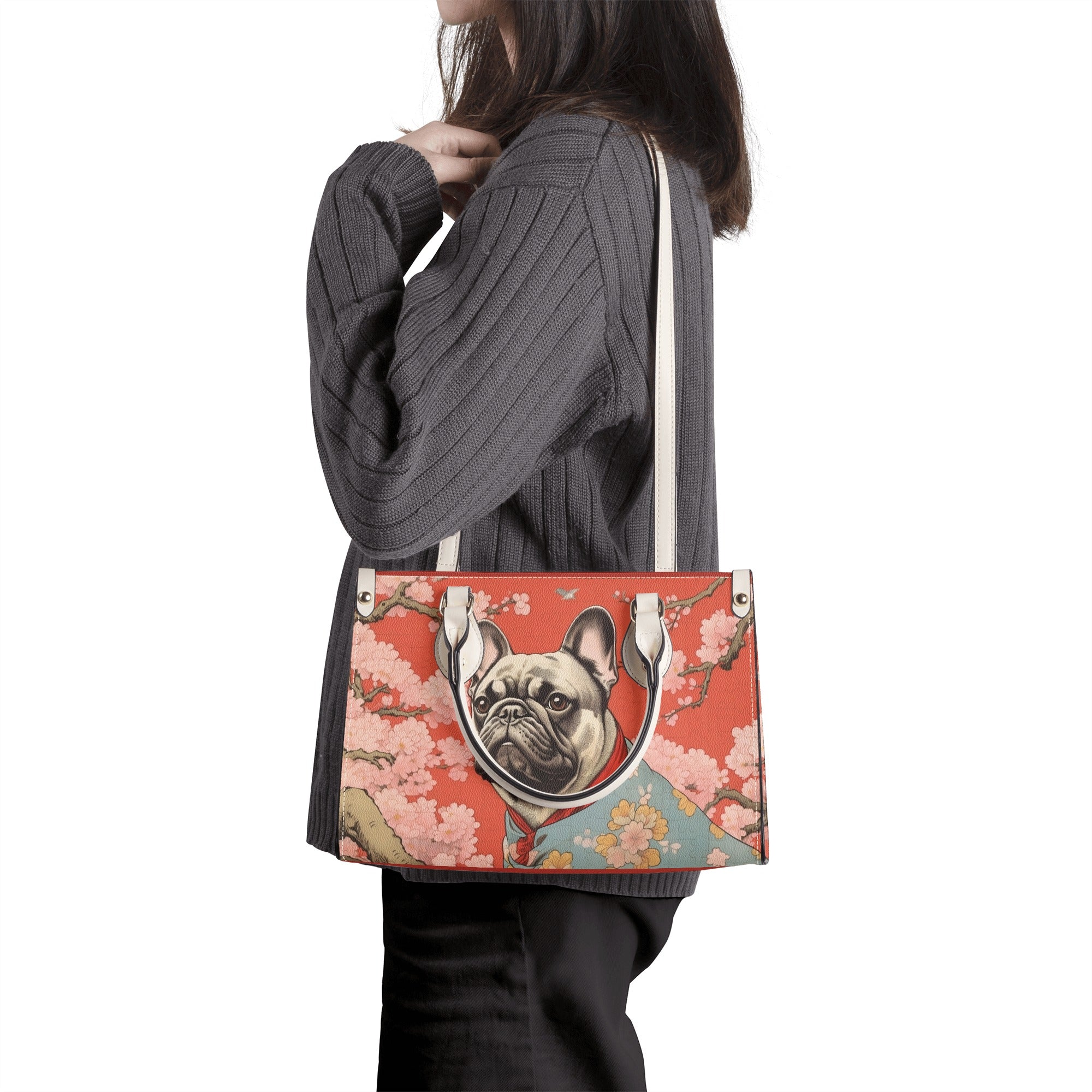 French Bulldog Lover Luna Luxury Women Handbag Gift For Dog Lovers