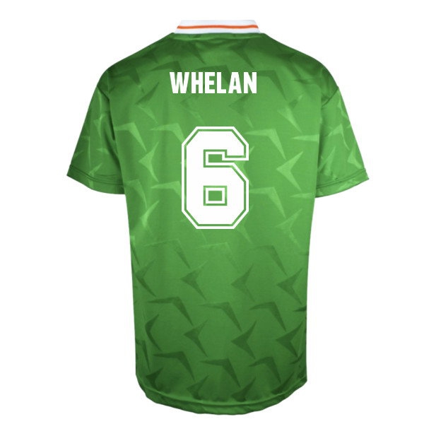 [JED] 1990 Ireland Home Retro Shirt (Whelan 6)