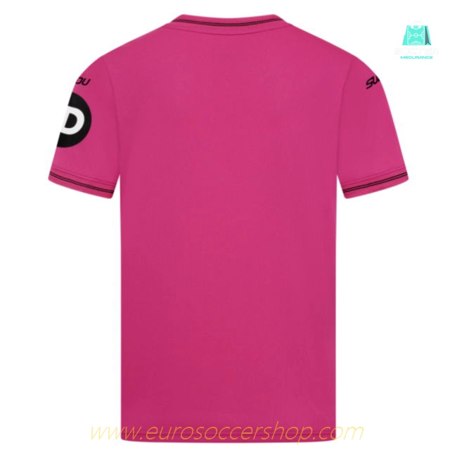 2025-2026 Wolves Goalkeeper Away Shirt (Pink) - Kids
