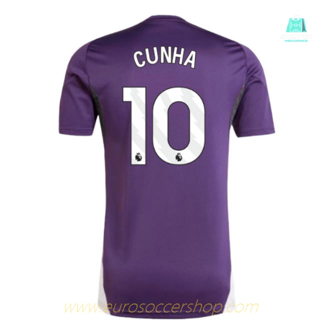 2025-2026 Man Utd Training Jersey (Aurora Plum) (Cunha 10)