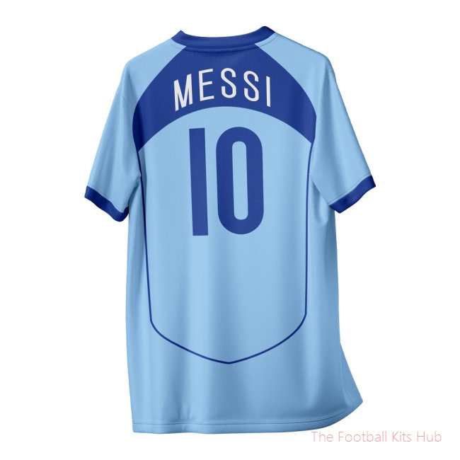 Messi 10 Argentina Vintage Style Concept Shirt Adult Short Sleeve