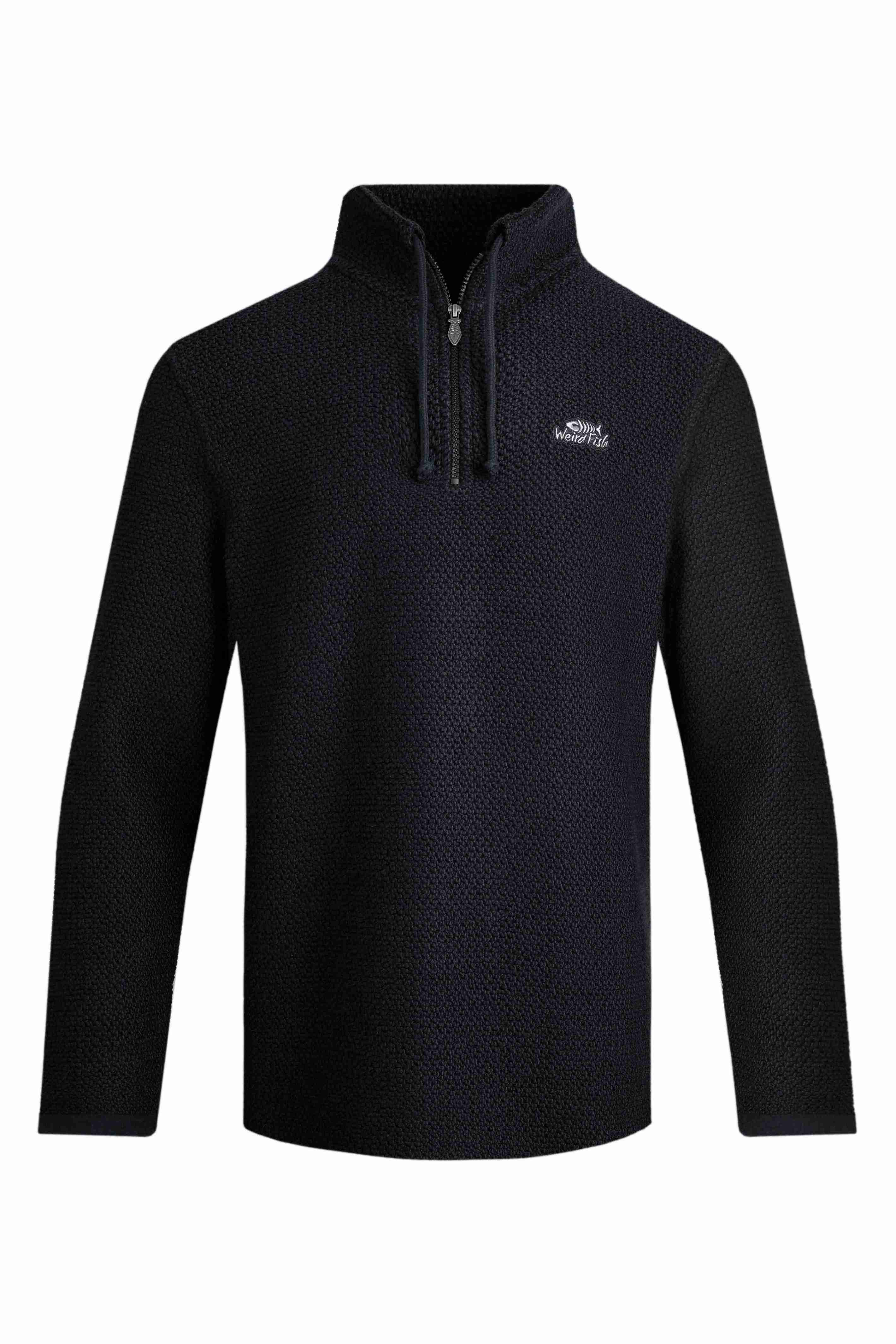Cruiser 1/4 Zip Macaroni Sweatshirt Black