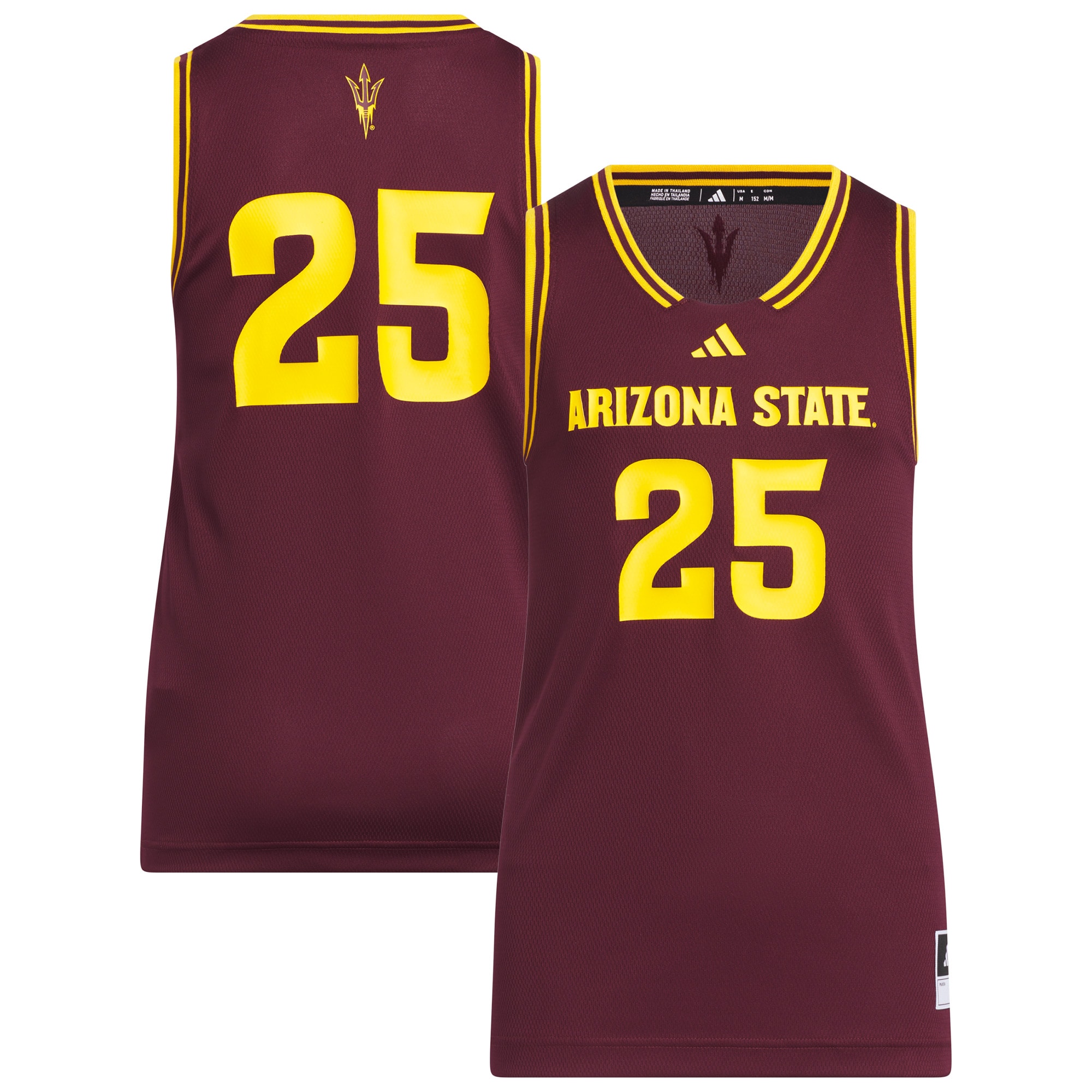 [NJP] Arizona State Sun Devils Youth Replica Swingman Jersey - Maroon