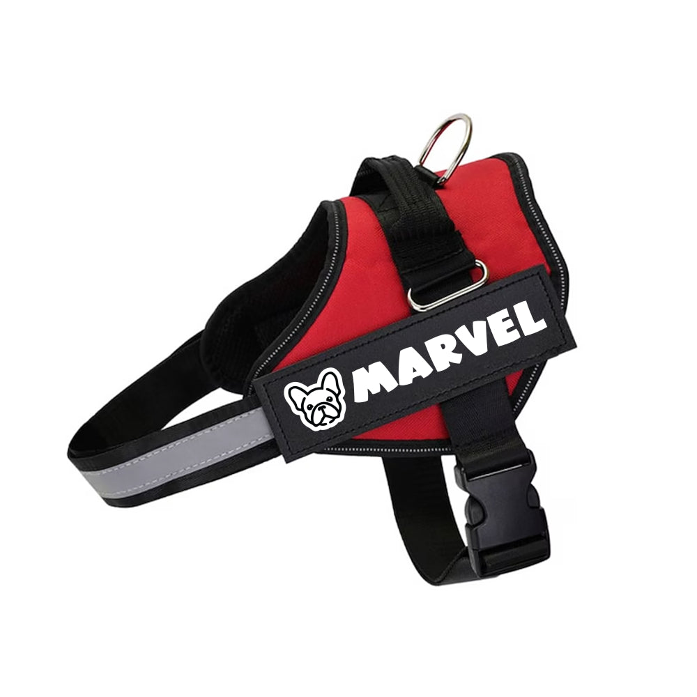French Bulldog Maxie Personalized French Bulldog Harness Practical Dog Gear