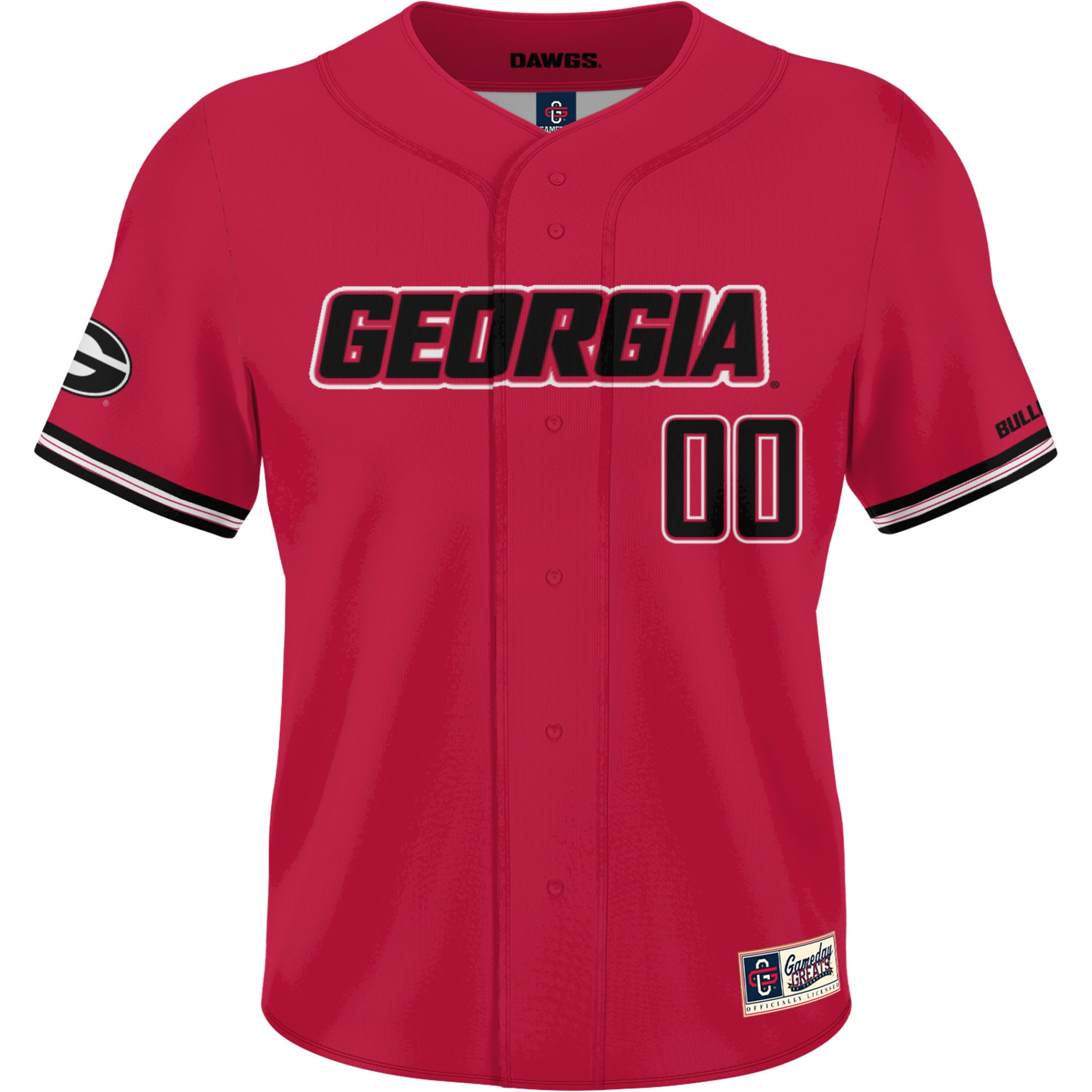 Georgia Bulldogs GameDay Greats NIL Pick-A-Player Lightweight Baseball Jersey - Red