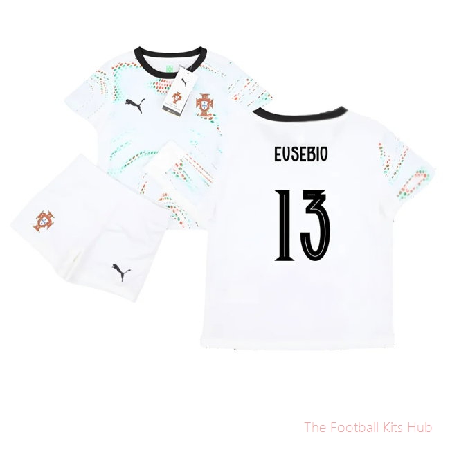 [SJH] 2025/26 Portugal Away Mini Kit (Eusebio 13)