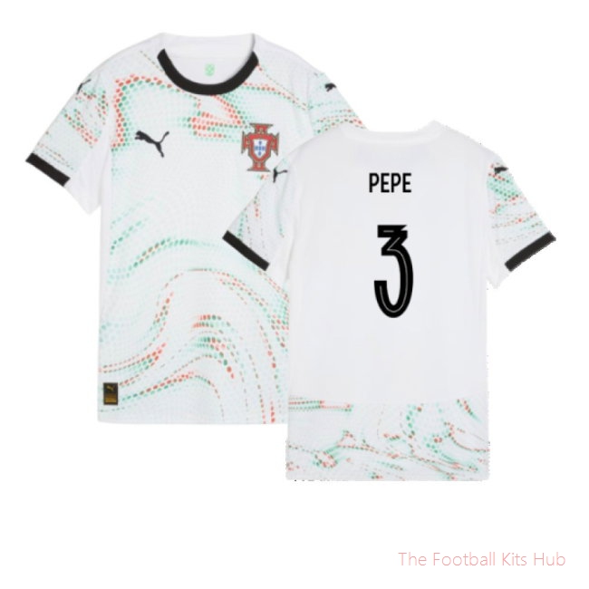 2025-2026 Portugal Away Shirt (Womens) (Pepe 3)