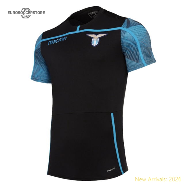 2018-2019 Lazio Training Top (Black) (Your Name) Fan Edition