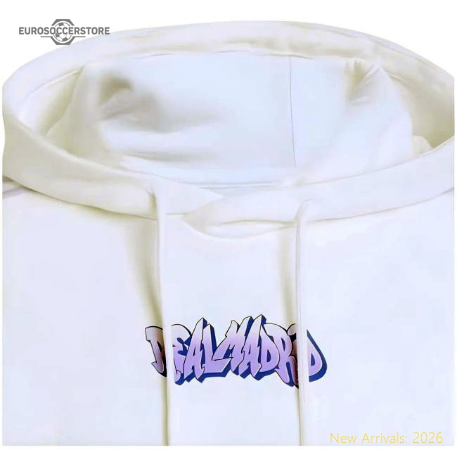 Professional-Grade 2024-2025 Real Madrid Dna Hoody (White)