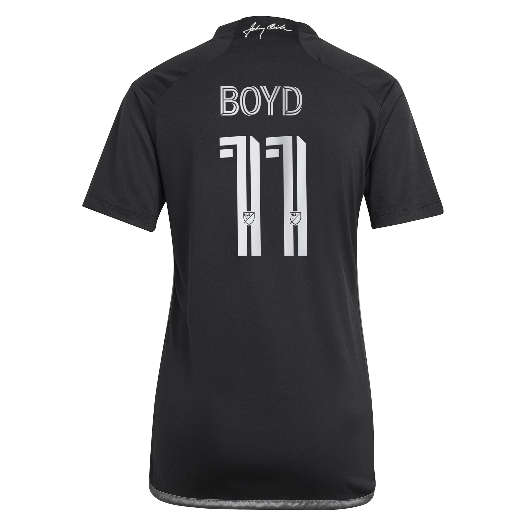 [ESK] Tyler Boyd Nashville SC Women's 2024 Man In Black Kit Replica Player Jersey - Black