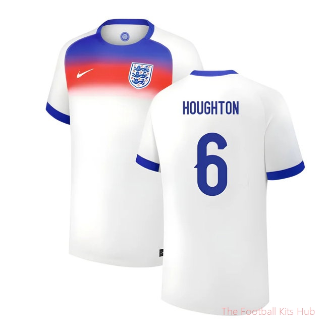 2025 England Womens Team Home Shirt (Kids) (HOUGHTON 6)